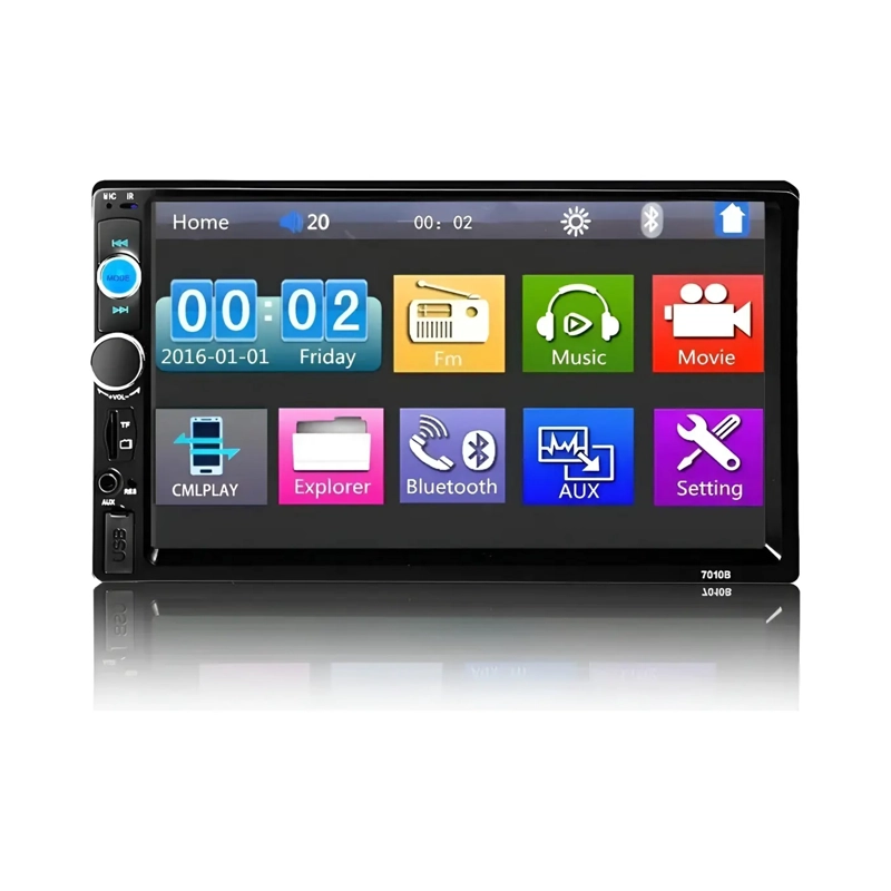 RADIO AUTO DE PANTALLA TACTIL 2 DIN BLUETOOTH MP5 SD USB - 1