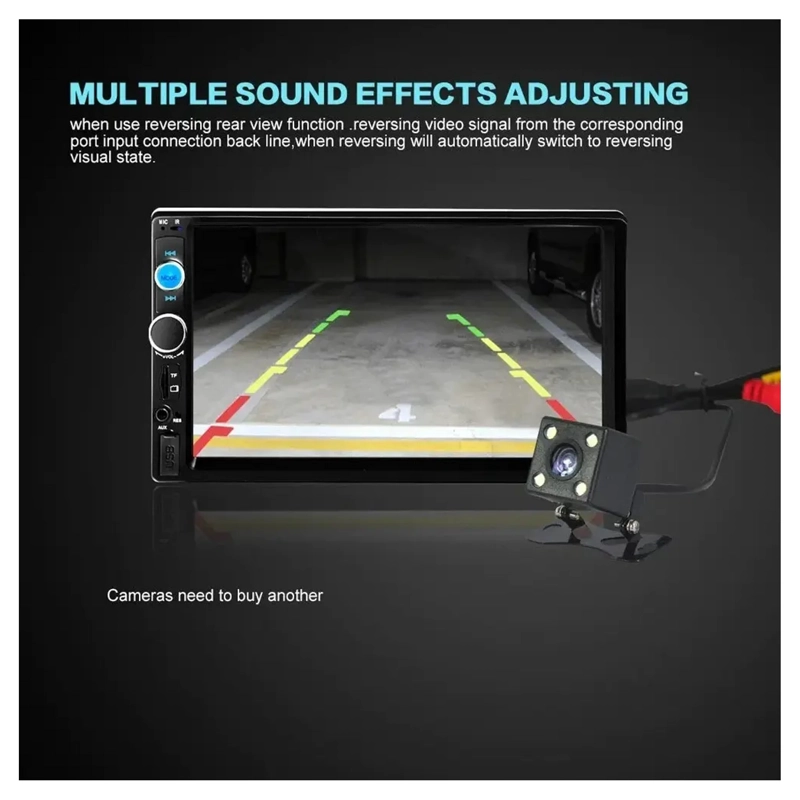 RADIO AUTO DE PANTALLA TACTIL 2 DIN BLUETOOTH MP5 SD USB - 6