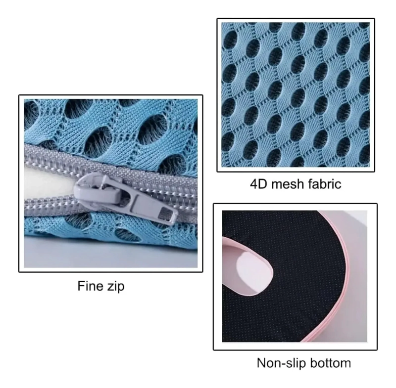 COJIN HEMORROIDE ESPUMA DONA COJINES SILLA ORTOPEDICO COXIS - 5