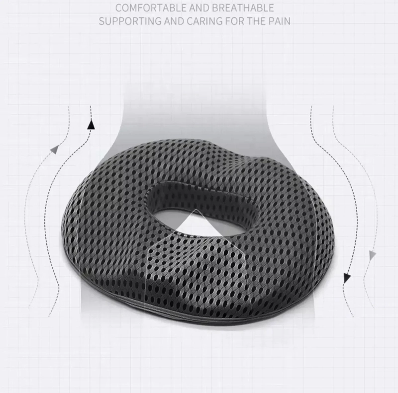 COJIN HEMORROIDE ESPUMA DONA COJINES SILLA ORTOPEDICO COXIS - 7
