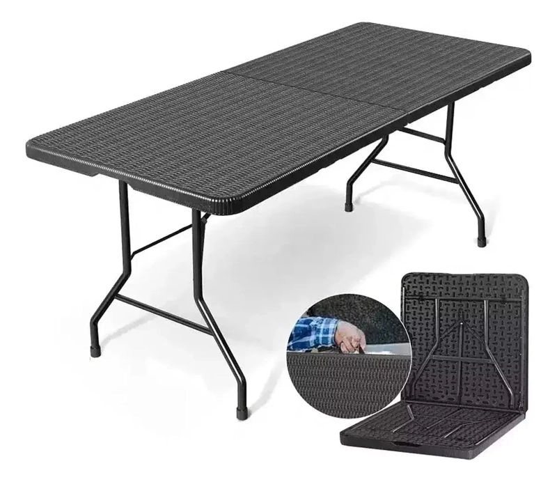 MESA PLEGABLE TIPO MALETA 1.80 MTS PORTATIL - 3