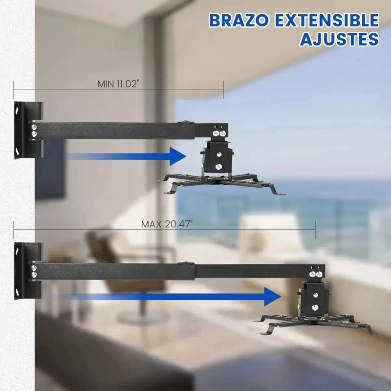SOPORTE PARA PROYECTOR CON BRAZO A TECHO PARED 3 EN 1 - 7