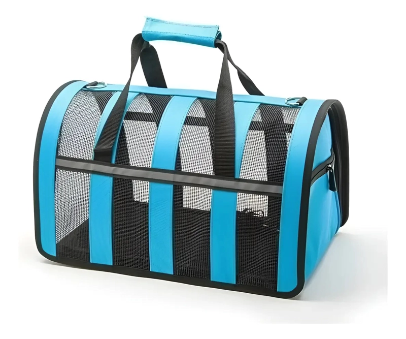 BOLSO TRANSPORTE MASCOTAS TALLA M 41X26X24 MEDIANO MALLA - 1
