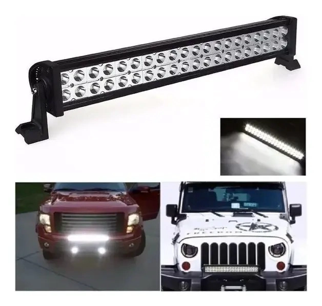 LUZ BARRA LED 120W NEBLINERO 4X4 SPOT AUTO CAMIONETA 60CM - 5