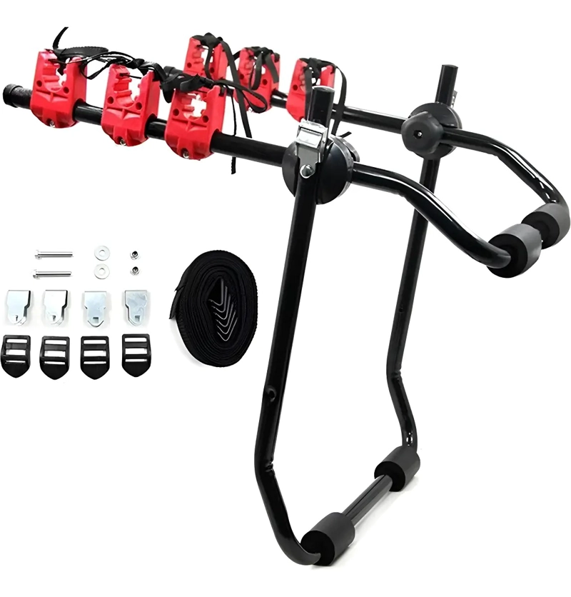 PORTA BICICLETAS TRIPLE AUTOMOVIL PORTABICICLETAS - 1