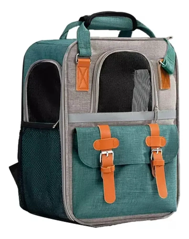 BOLSO MOCHILA PORTA PERROS JAULA TRANSPORTE PERROS GATOS - 1