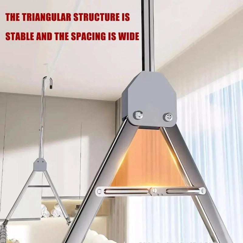 TENDEDERO TELESCOPICO COLGADOR ROPA DOMESTICO AJUSTABLE - 4