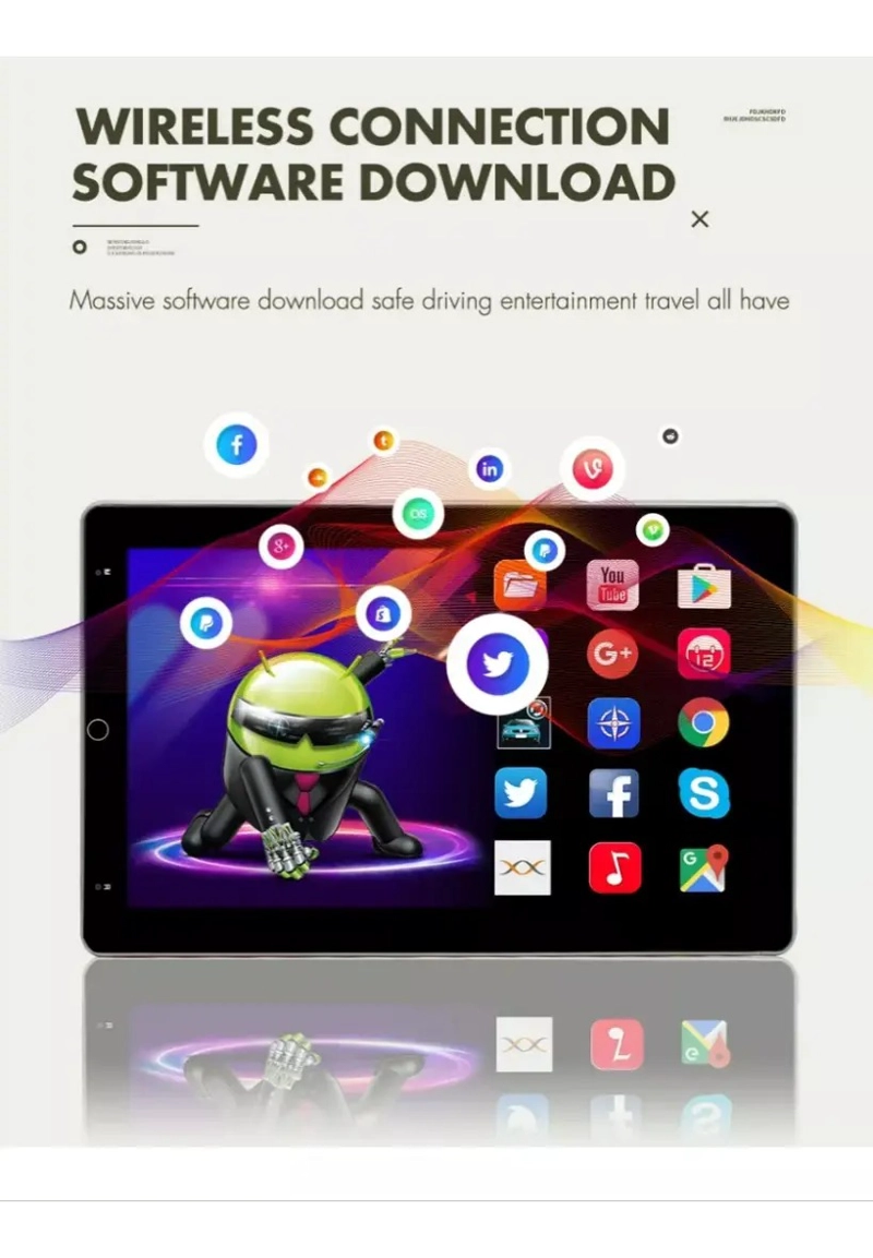 RADIO AUTO ANDROID 1 DIN PANTALLA TOUCH 9'' 4 GB RAM 64 GB - 8