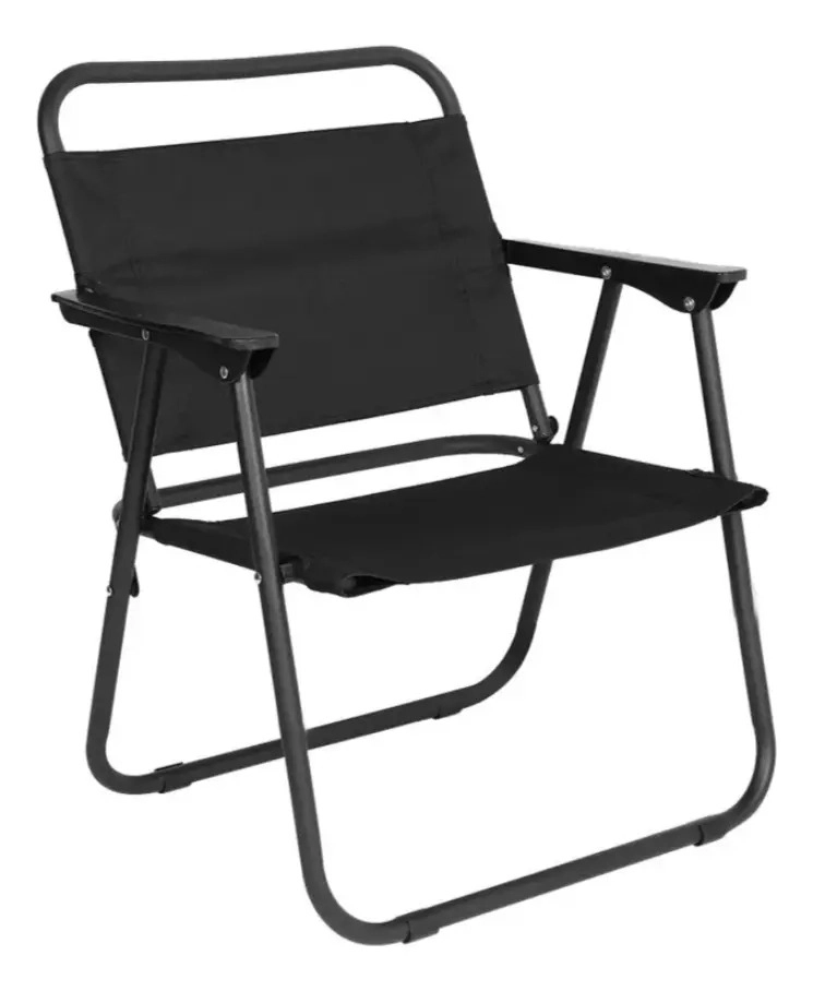 SILLA REFORZADA PLEGABLE PORTATIL PARA CAMPING - 1