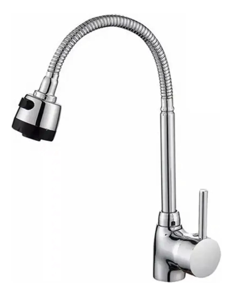 LLAVE MONOMANDO CUELLO FLEXIBLE LAVAPLATO - 1