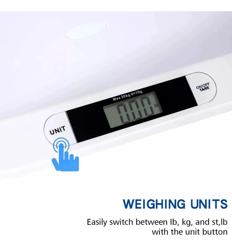 BALANZA DIGITAL PARA BEBE S Y NIÑOS PEDIATRICA 20KG - 4