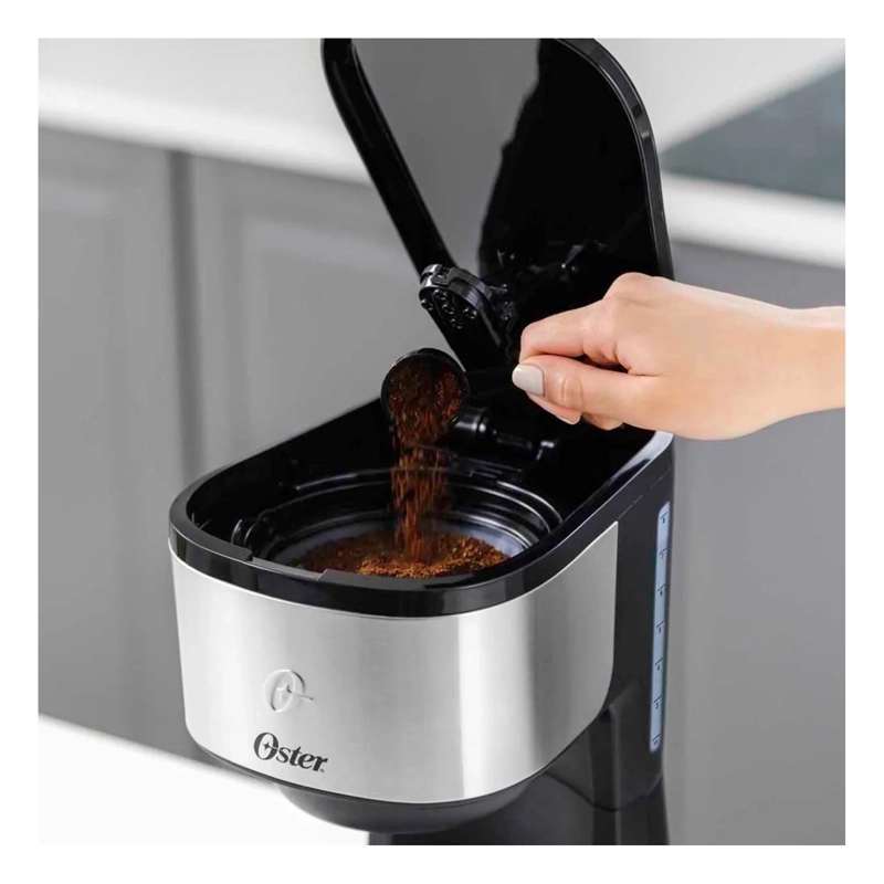 CAFETERA ELECTRICA PROGRAMABLE OSTER 1.2 LITROS 800W ACERO INOXIDABLE - 3