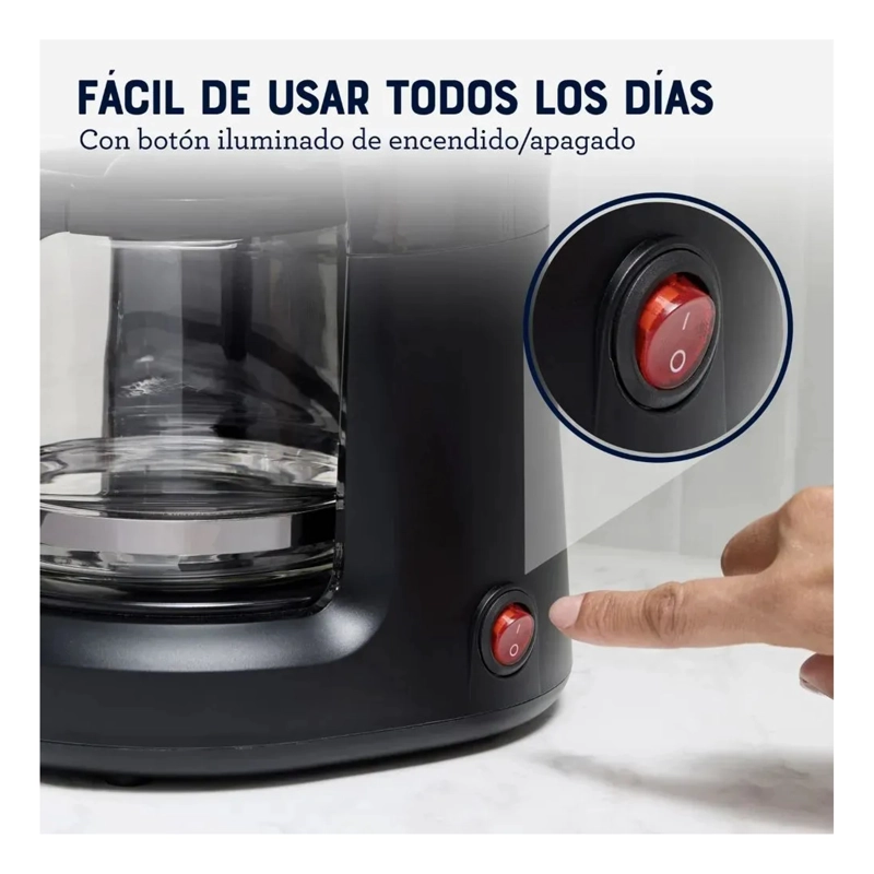 CAFETERA ELECTRICA DE FILTRO OSTER 5 TAZAS - 4