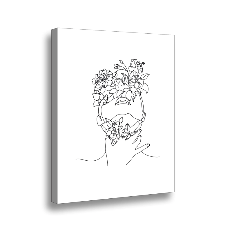CANVAS MUJER LINEA