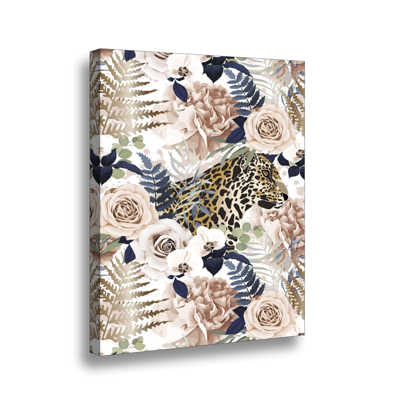 CANVAS TIGRE FLORAL