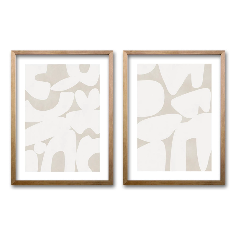 CUADRO DUO MUELLE TAMAÑO 70X50 CM LISA 2X2 CM - 1