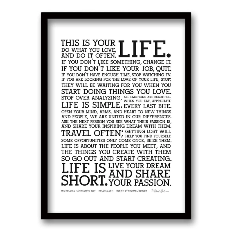 CUADRO LIFE 40X30 CM - 1