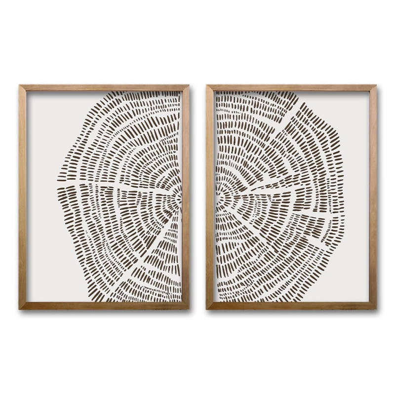 CUADRO DUO CONEXIONES ESENCIALES TAMAÑO 40X30 CMS LISA 2X2 CM - 1