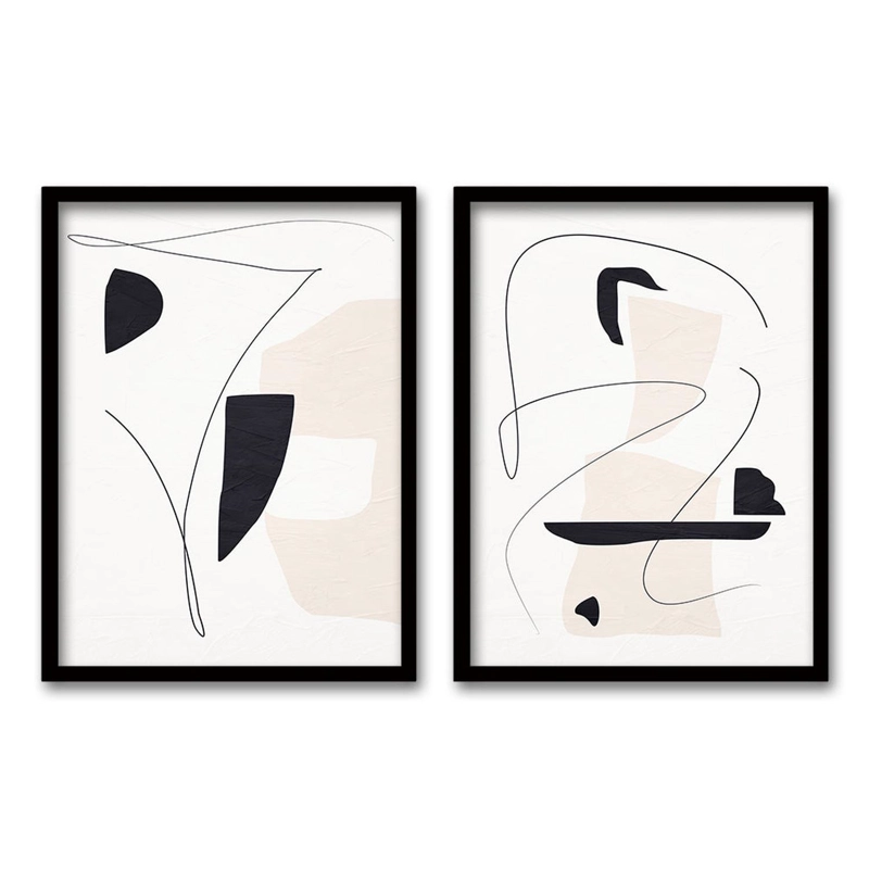 CUADRO DUO PRIORI TAMAÑO 40X30 CMS LISA 2X2 CM - 1