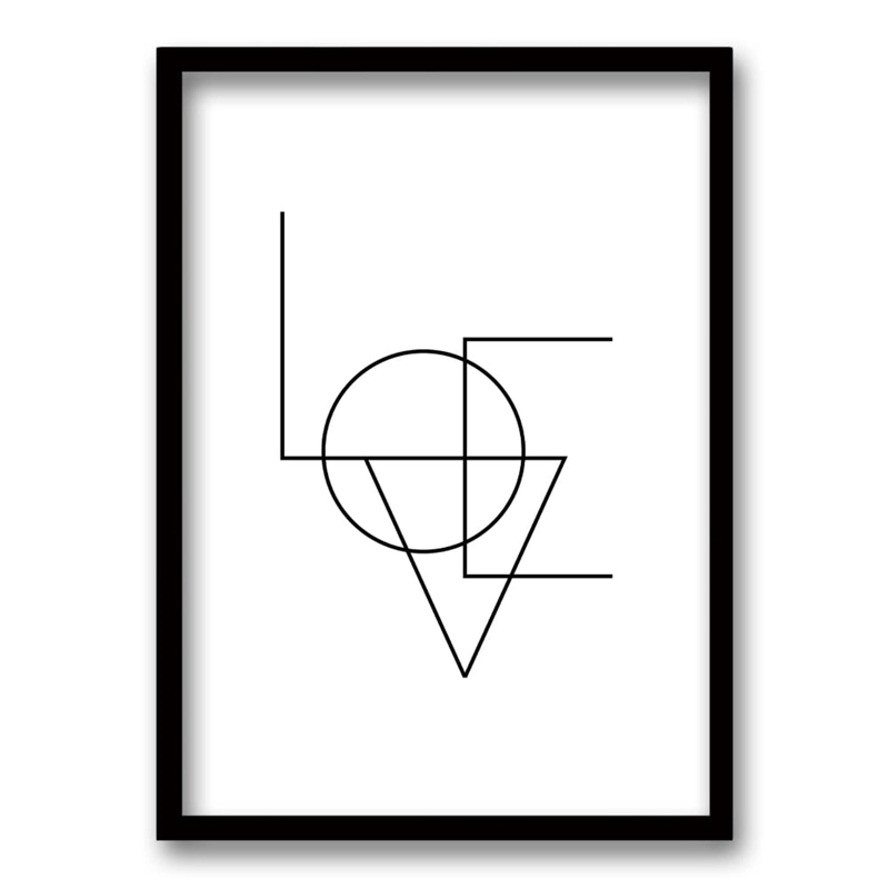 CUADRO LOVE 40X30 CM - 1