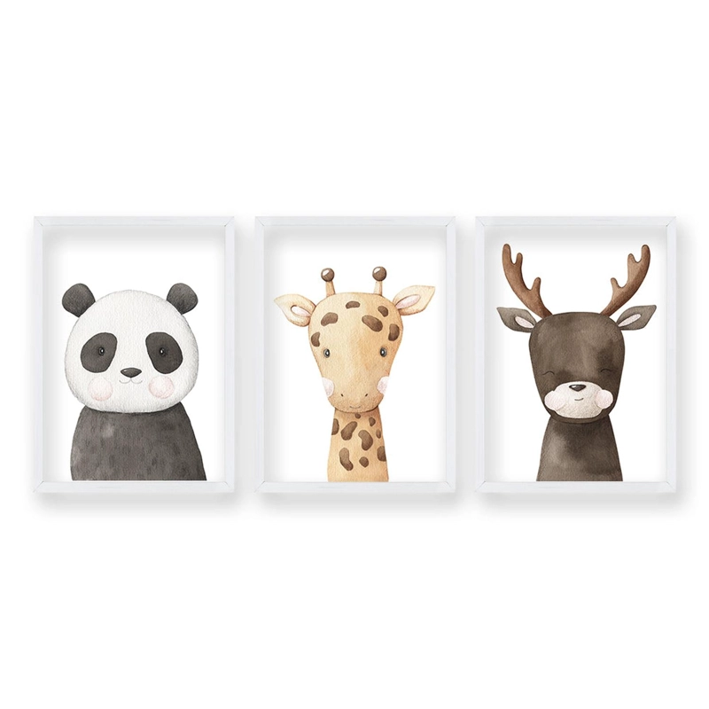 CUADRO TRIO ANIPETS I TAMAÑO 50X35 CM LISA 2X2 CM - 1