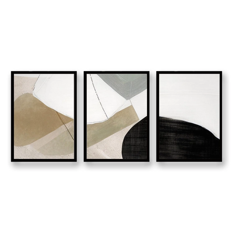 CUADRO TRIO MAS TAMAÑO 40X30 CMS C/U LISA 2X2 CM - 1
