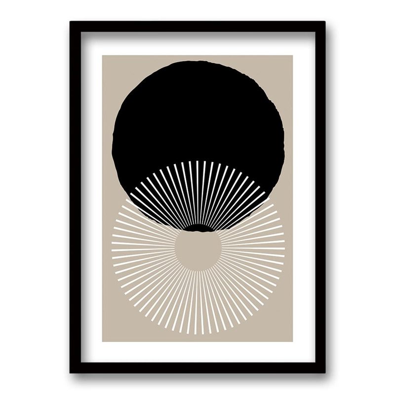CUADRO LUNA RAYA 2 40X30 CM - 1