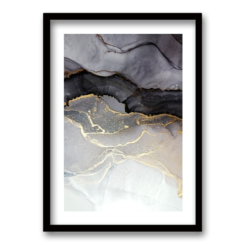 CUADRO MARMOL GREY TAMAÑO 50X35 CM 50X35 CM - 1
