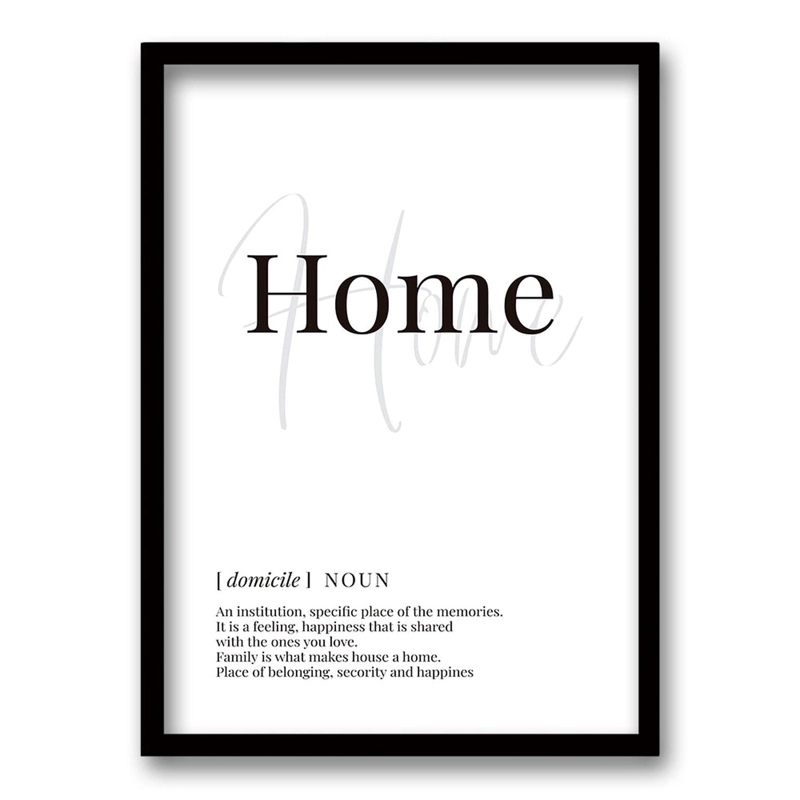 CUADRO HOME TAMAÑO 70X50 CM 70X50 CM - 1
