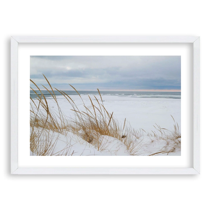 CUADRO BLANCA ARENA 40X30 CM, LISA 2X2 CM - 2