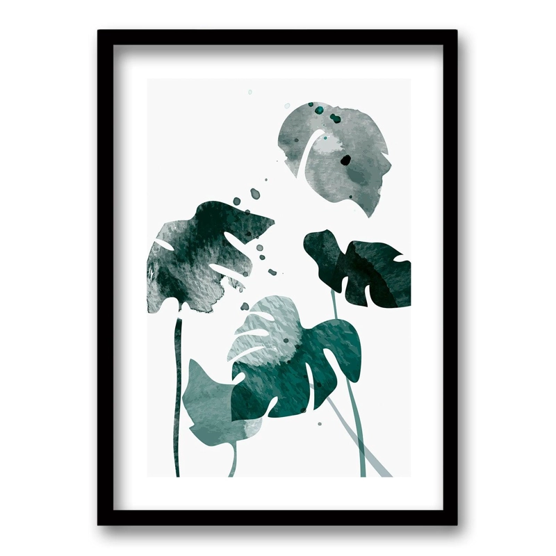 CUADRO ARMONÍA BOTÁNICA ENMARCADA III 50X35 CM - 1