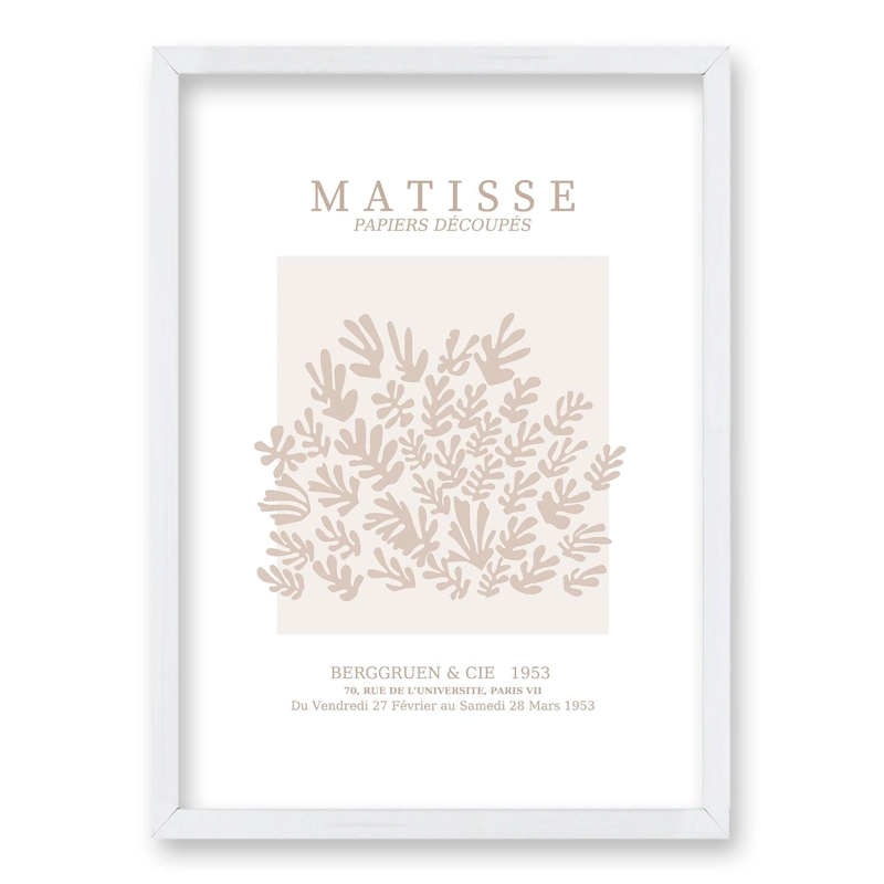 CUADRO MATISSE ROSE III 40X30 CM, LISA 2X2 CM - 2