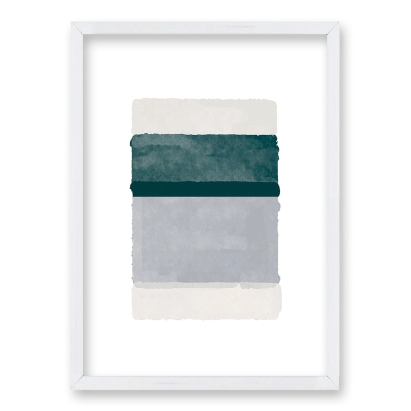 CUADRO ARCOÍRIS SUAVE III 50X35 CM, LISA 2X2 CM - 1