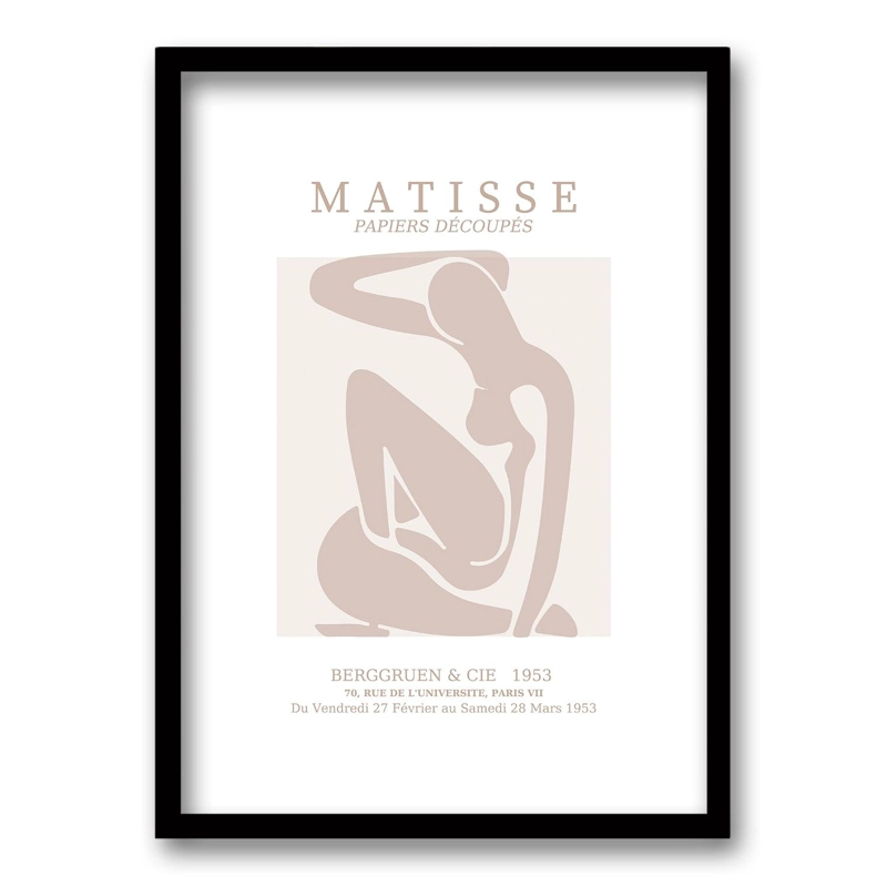 CUADRO MATISSE ROSE 40X30 CM, LISA 2X2 CM - 1