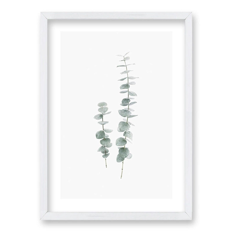 CUADRO RAMA EUCALIPTO TAMAÑO 50X35 CM 50X35 CM - 1