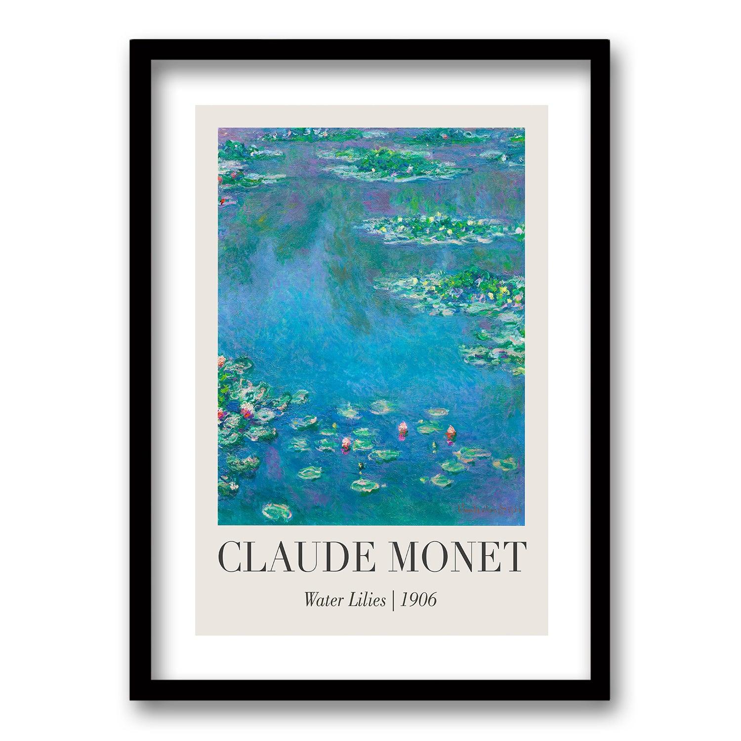CUADRO CLAUDE MONET II 40X30 CM, LISA 2X2 CM - 1