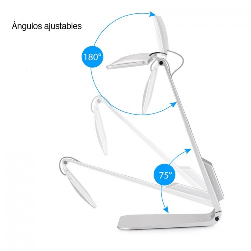 LÁMPARA LED ESCRITORIO RECARGABLE ALUMINIO - 2