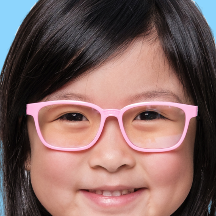 LENTES NEWO FILTRO LUZ AZUL NIÑA ROSADO - 4