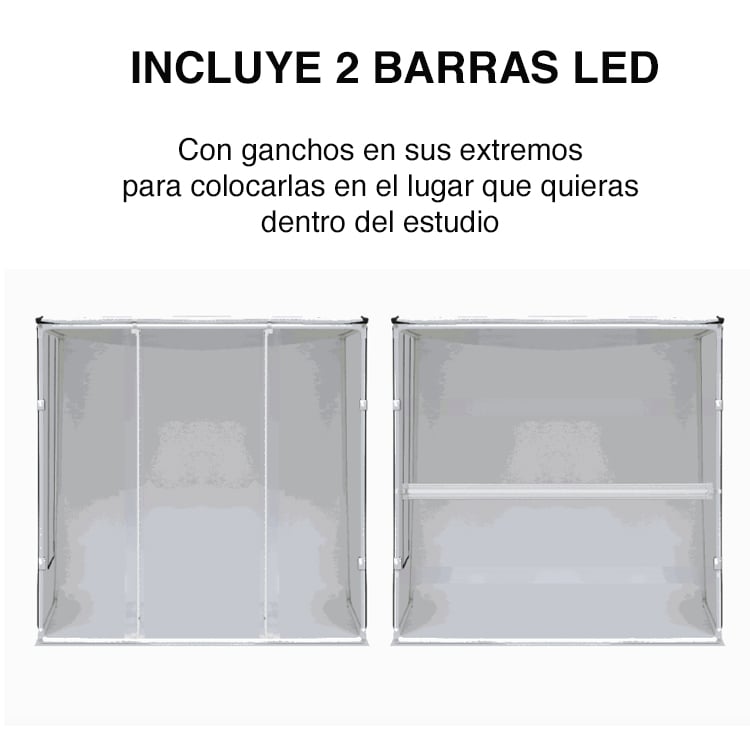 ESTUDIO FOTOGRÁFICO PULUZ PU5061 PORTÁTIL 80 CMS LED USB - 4