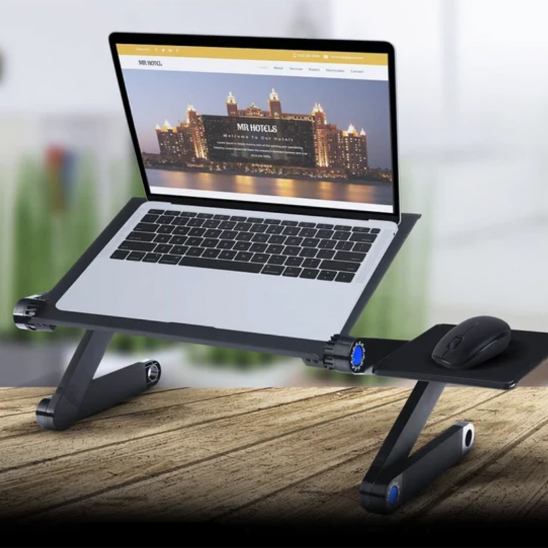 Mesa para Notebook cama plegable con ventilador - 2