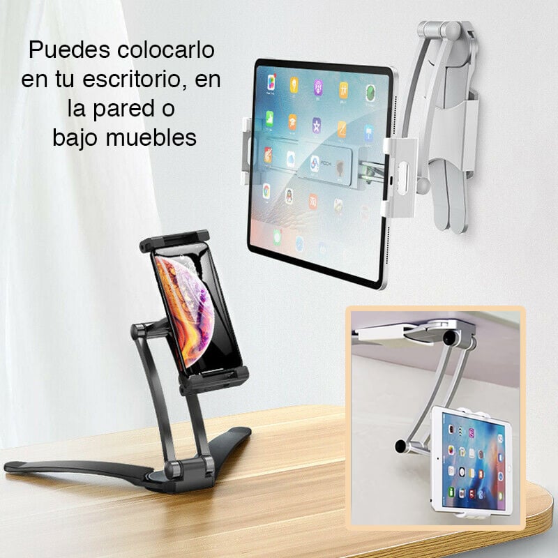 SOPORTE NEWO NW-M10 IPAD TABLET CELULAR PARED TECHO ESCRITORIO MURO - 2