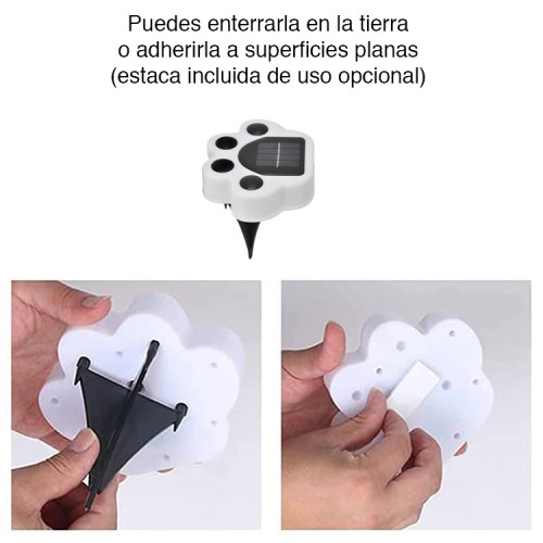 LUZ SOLAR MIABU NWP16 JARDÍN ESTACA DISEÑO HUELLA CÁLIDA - 4