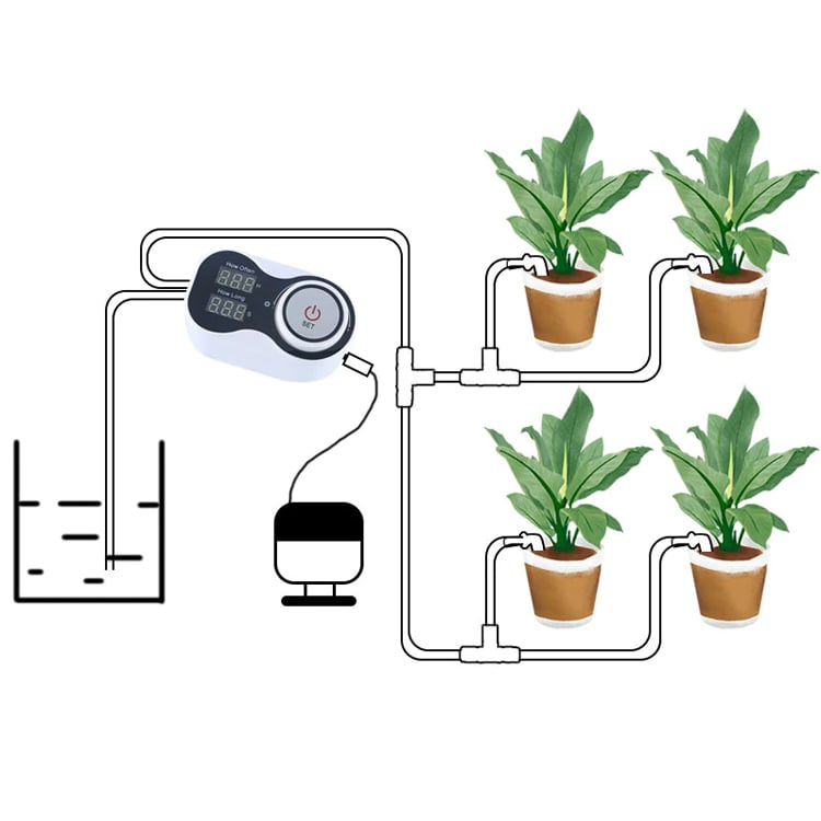 SISTEMA MIABU MIB-SRIP01 RIEGO CON TEMPORIZADOR POR GOTEO PLANTAS - 2