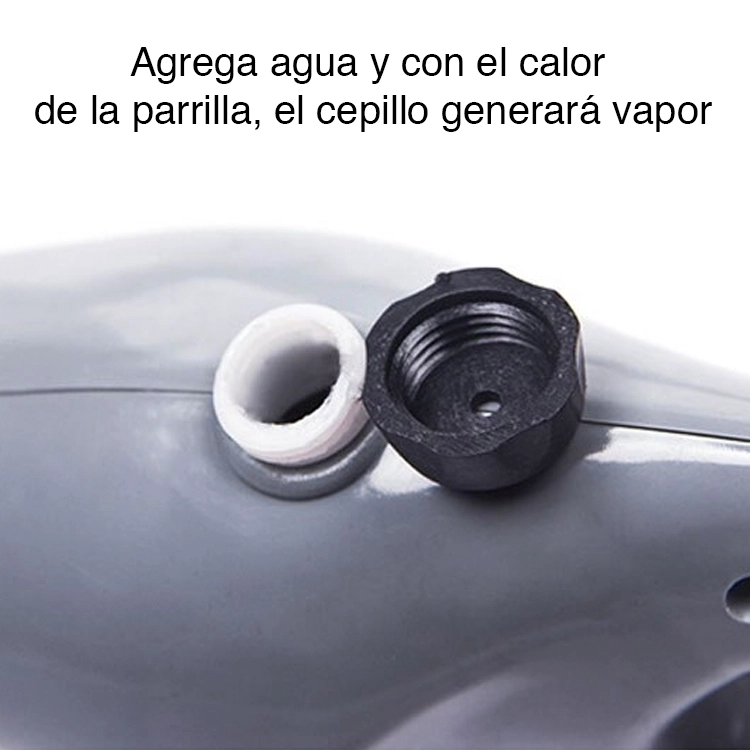 Cepillo para limpiar parrilla limpiador con dispensador agua - 6