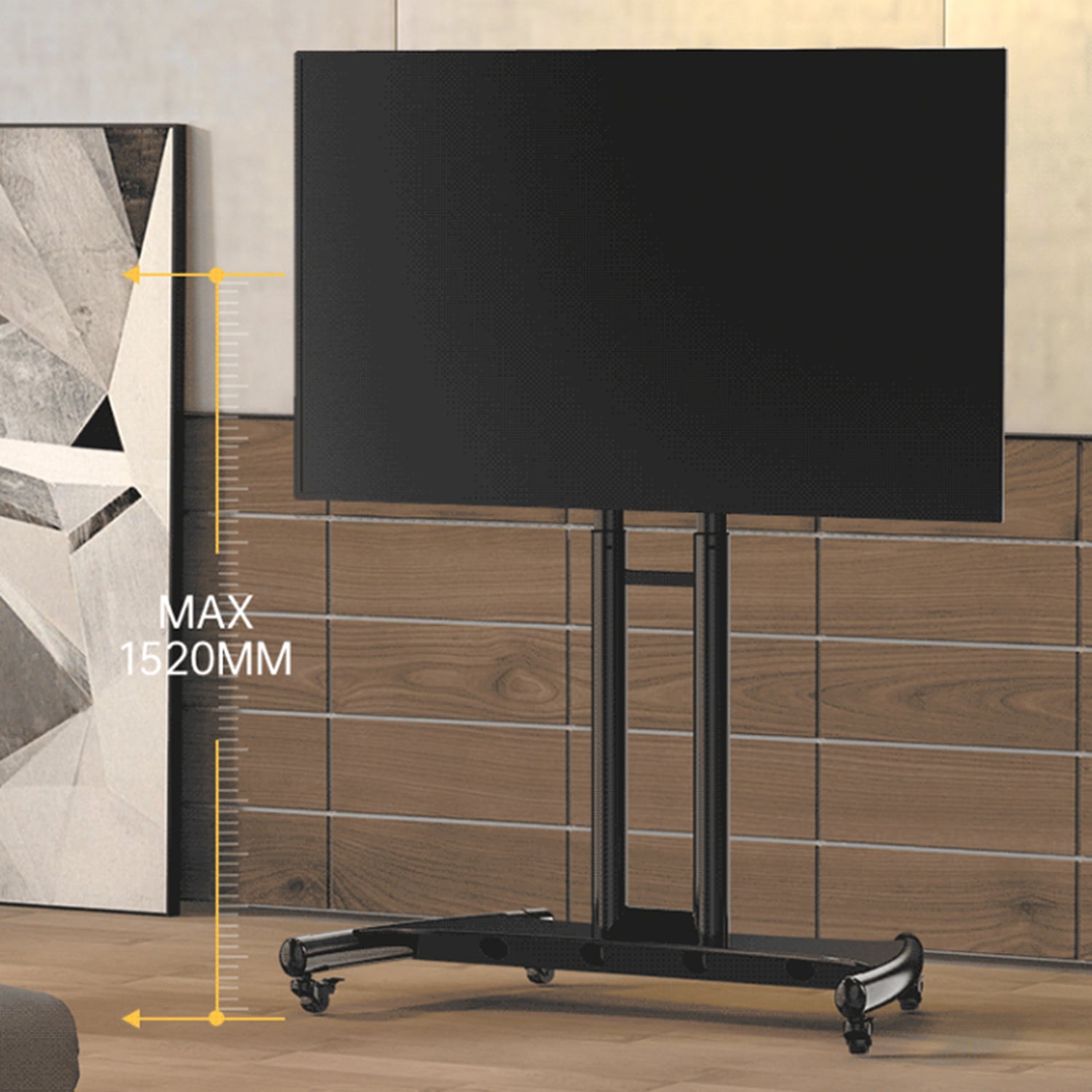 SOPORTE TV CA55 RUEDAS PEDESTAL MÓVIL HASTA 70 PULGADAS - 3