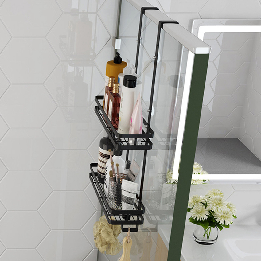 ORGANIZADOR MIABU MIB-CL73 DUCHA COLGANTE SHOWER DOOR CON GANCHOS METAL - 6