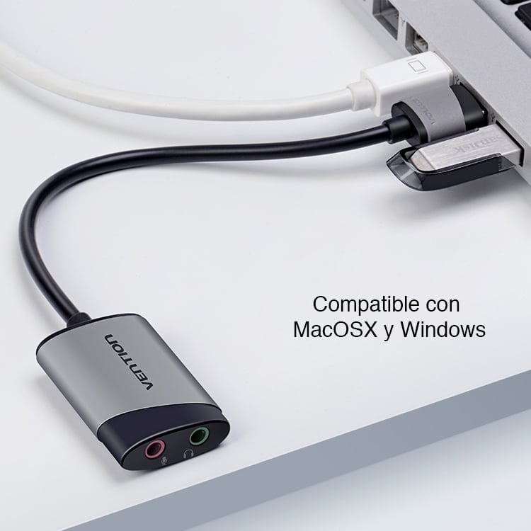 TARJETA DE SONIDO VENTION CDKHB USB EXTERNA AUDIO HIFI - 3