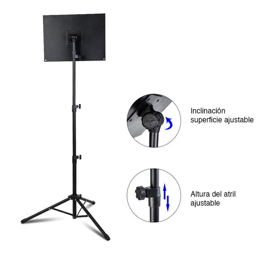 ATRIL NOTEBOOK PROYECTOR AJUSTABLE Y SOPORTE CELULAR - 5