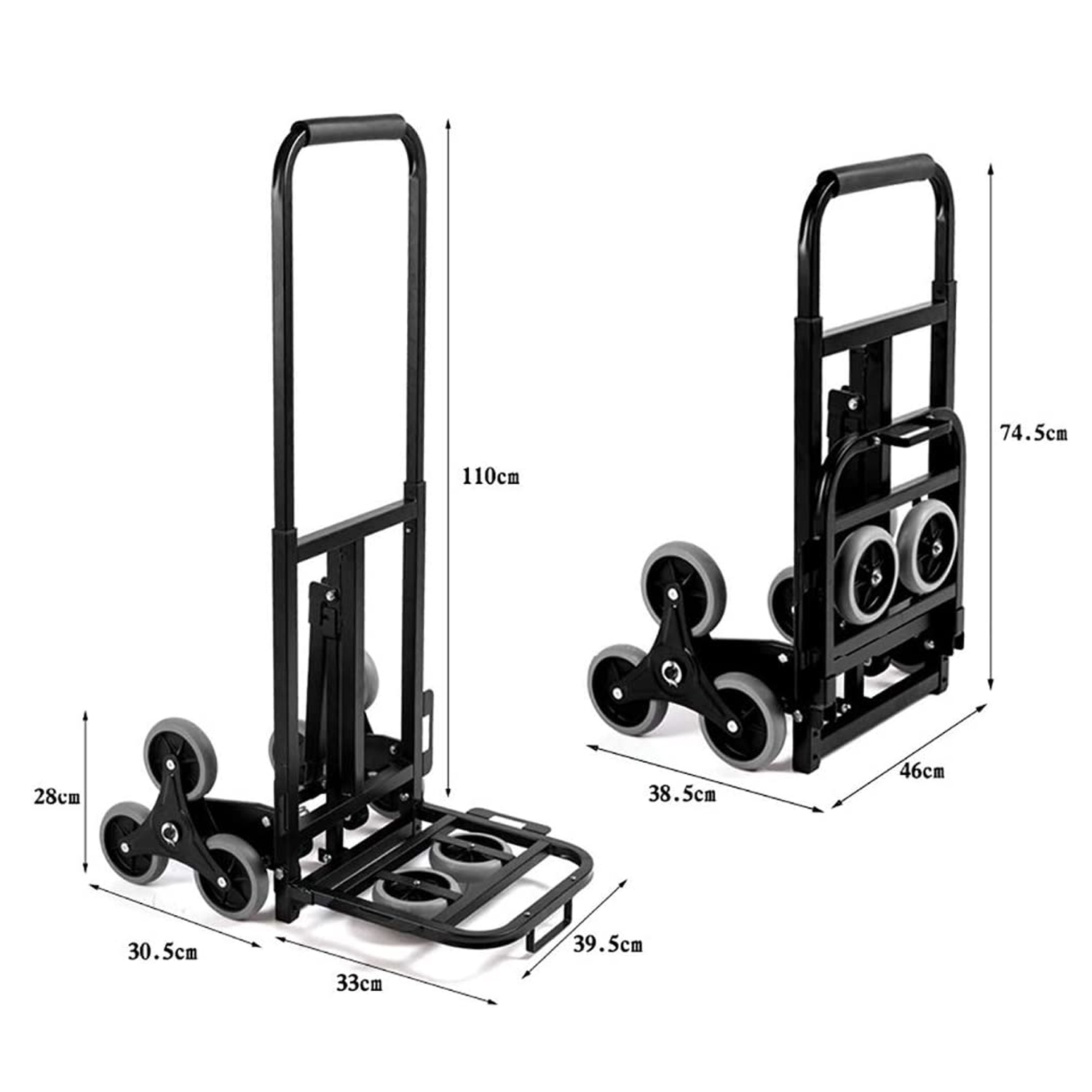YEGUA NEWO CARRO SUBE ESCALERAS ACERO HASTA 150 KG - 7