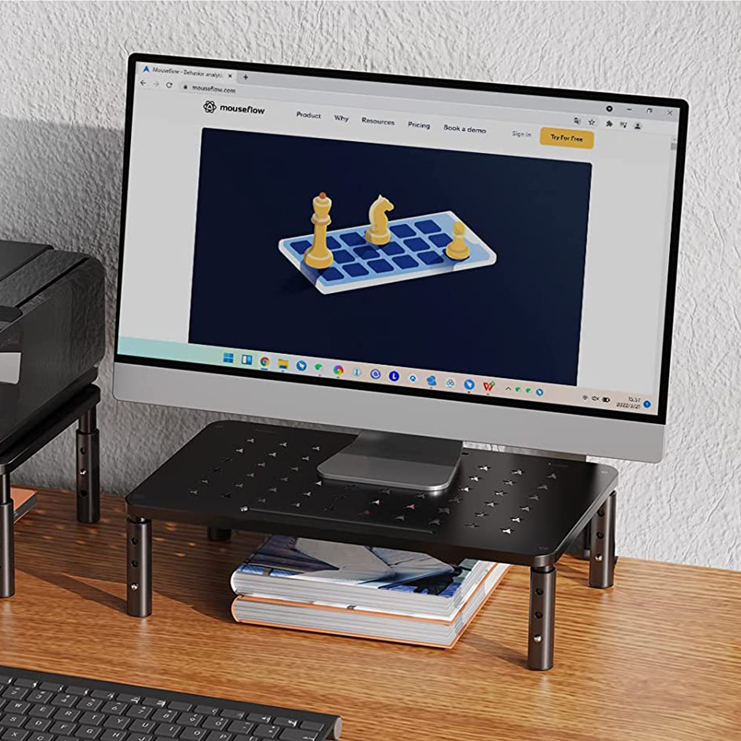 BASE MONITOR NEWO CON SOPORTE CELULAR NW-MAC23 - 5